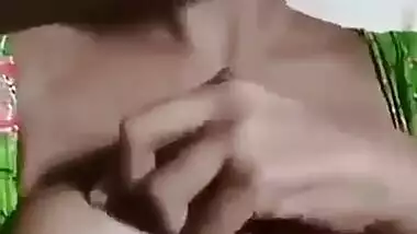 Desi Girl Playing With Her boobs and Fingering Pussy