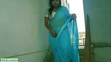 Desi hot bhabhi having sex with houseowner son! Hindi webseries sex with dirty audio