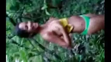 Indian Teen Naked Jungle Stripping