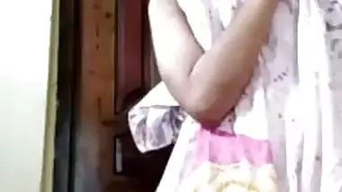 Cute Shy Girl Shows Her Boobs and Pussy