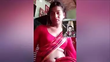 Village Aunty Live Navel show saree, Hot