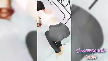 simran Punjabi girl shaking ass doggystyle