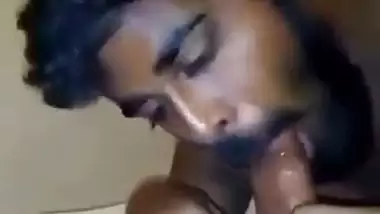 Man swallows her lover’s big dick in Indian gay porn