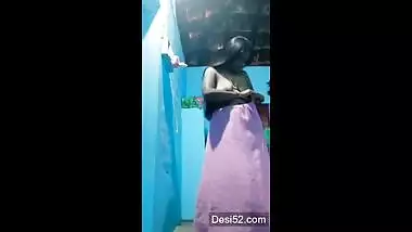 Desi village bhabi nude bath