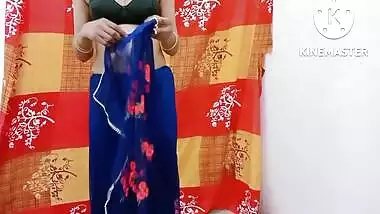 Hot Your Priya Ki Mast Chudayi In Blue Saree Hot Video