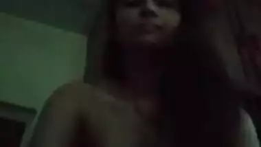 XXX boobs-exposing is the best thing for Indian girl to do on her own