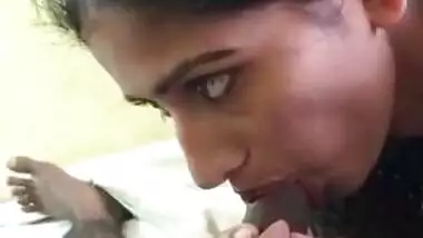 Horny Desi college girlâ€™s hot dick sucking video