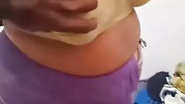 Tamil Chubby Bhabi Having Affair With Neighbor Boy (4Bathing & Wearing Dress Clip)