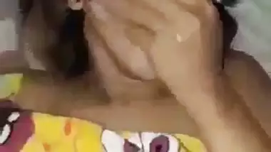 Hardcore Nepali sex MMS of a lady moaning while fucking