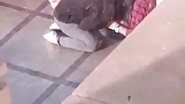 Blowjob and Handjob in university campus