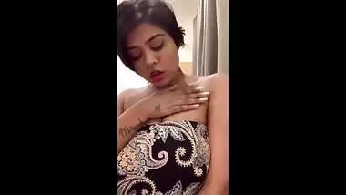 My Desi Hot Girlfriend Selfie Video For Her Ex Lover