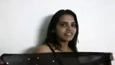 Desi Wife Stripping Saree To Show Off Huge Boobs