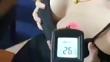 Bf check gf boobs temperature