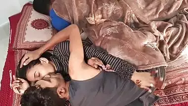 Brother fucks his busty Desi sister while her cuckold hubby sleeps