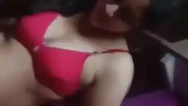 Big boobs beautiful married Indian Bhabhi blowjob sex MMS