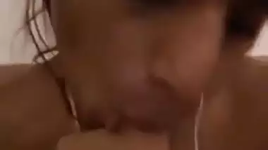 Sexy Desi sweetheart tasting her pussy juice for XXX video call