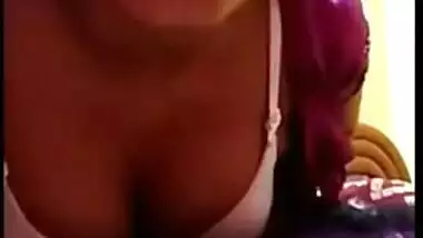 Desi Beautiful Girl Showing Her Boob on Imo video call-3