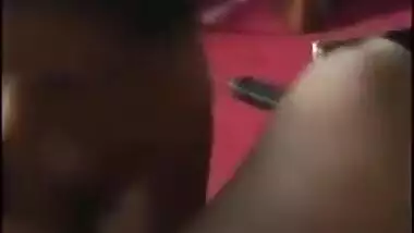 NRI girl sucking her BF'S Black Dick 