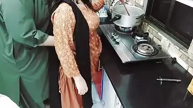 Desi Indian Wife Fucked In Kitchen In Both Holes With Clear Hindi Audio