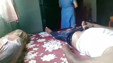 Flashing on real Indian maid with twist