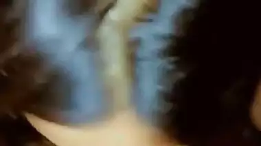 Slim babe sucking big cock of lover in village sex