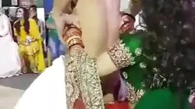 Desi Girl Enjoying A Male Stripper Before Wedding