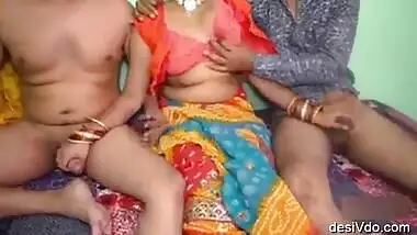 Wife Gangbang With Husband And His Friend