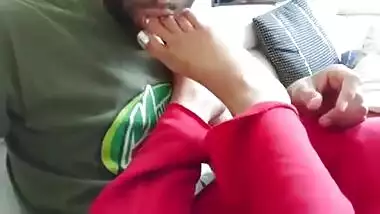 Sucking her gorgeous tamil toes