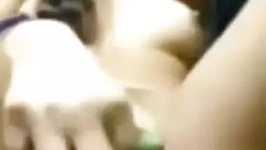 Desi Teen girl Put Cucumba Inside Pussy and her asshole