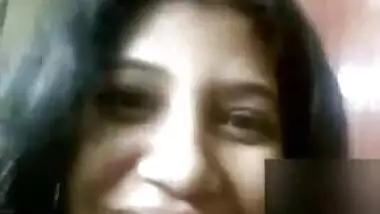 Chubby desi married aunt boobs and tits show in video call leaked by lover guy