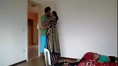 Horny wife letting her hubby’s friend feeling her body