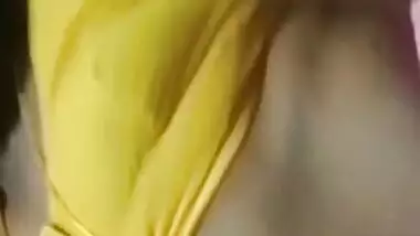 Tamil horny aunty showing her boobs with audio