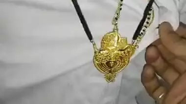 A weird couple wears mangalsutra before fucking