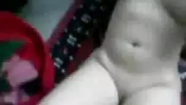 Indian Huge Boobs Aunty doing HJ & release CUM after fucking