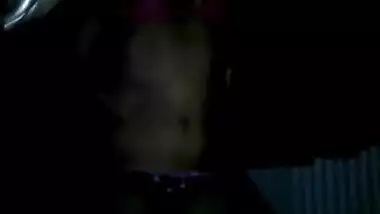 Indian NRI muslim girl showing her tits