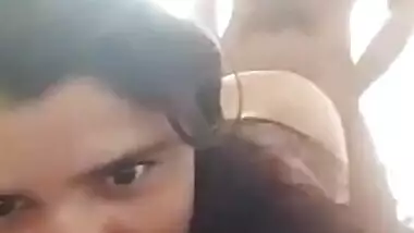 Indian lover girl gets fucked in doggy position