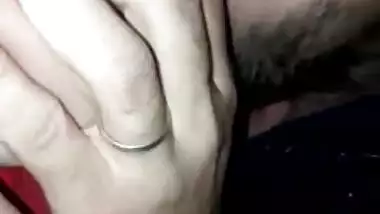 Amateur chudai video of bearded man licking Paki wife's nipple