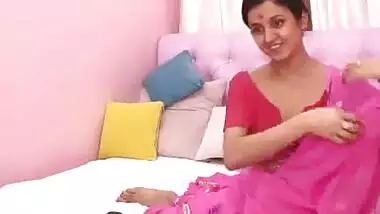 Indian shaved pussy exposed on cam during cam sex chat