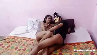 Skinny Indian Sucks a huge dick before hard pussy drilling