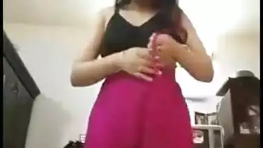 Indian Gf ki selfie video boobs & pussy show