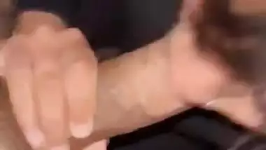 An 18-year-old college girl sucks a big Indian dick – Part 2