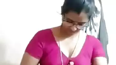 Telugu wife removing saree and blouse boob show