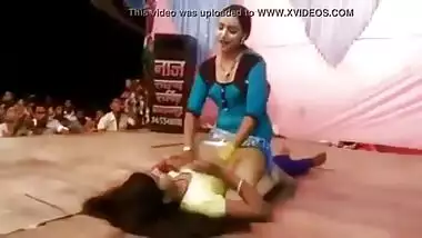 Telugu recording dance showing a lesbian act