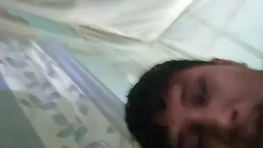 Dehati Lovers Romancing In Bed Selfie Video