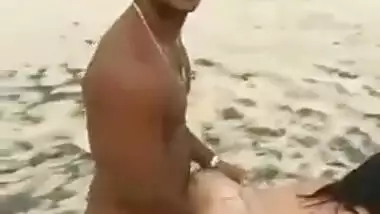 Desi Couple Having Sex In The Beach