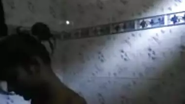 Cousin Sister taking bath took by hidden camera
