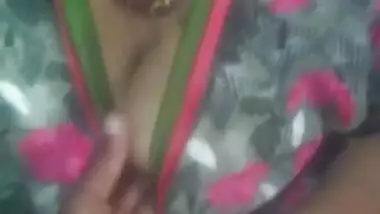 Devar playing with boobs and pussy of Bhabhi