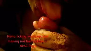 Nehu Licking my Glans -- Akhil