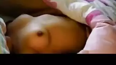 indian babe juicy boob exploration