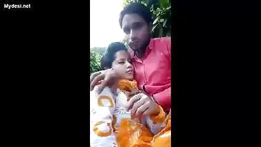 cute Indian Girl Boob Sucking in park couple outdoor sex video